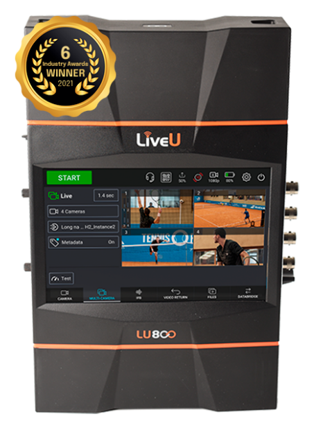 LU800 multi-camera live broadcasting